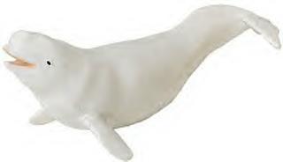 beluga whale toy miniature