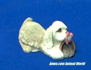 cocker spaniel figurine sandicast peeper