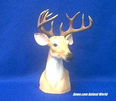 deer head figurine buck 