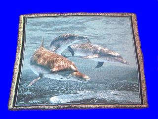 dolphin throw blanket