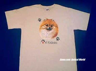 pomeranian t shirt face