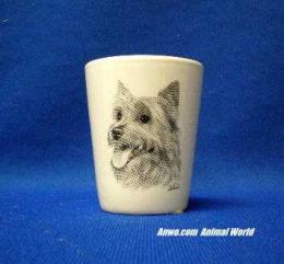 australian terrier shot glass
