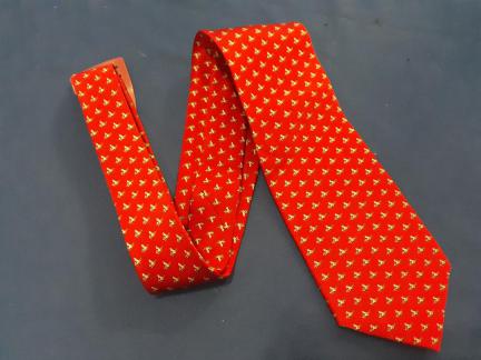 Bee Necktie Silk