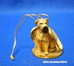 bullmastiff angel christmas ornament