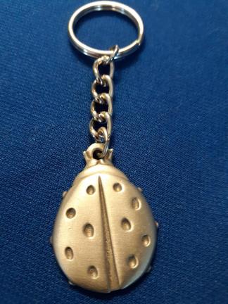Ladybug Keychain Rawcliffe Pewter