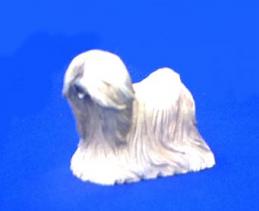 lhasa apso dog figurine