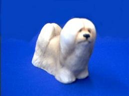 lhasa apso figurine stone critter
