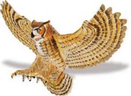 barn owl toy bird miniature replica