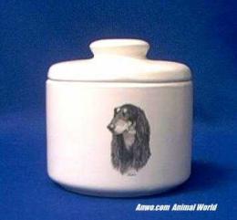 saluki jar porcelain