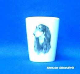 saluki shot glass