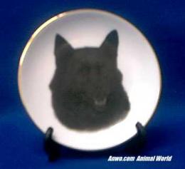 schipperkee plate porcelain gold trim