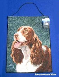 springer spaniel tapestry wall banner