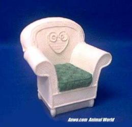white chair figurine stone critters