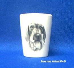 wire haired dachshund shot glass